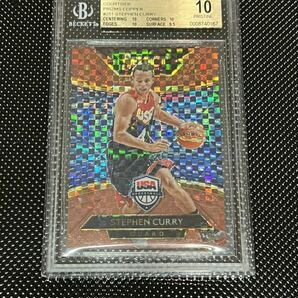 鑑定済 BGS10 49枚限定 Panini Select Basketball Stephen Curry USA ステフィン・カリー 11/49の画像1