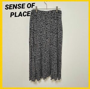 SENSE OF PLACE ロングスカート　ウエストゴム　Ｆ　レディース　アーバンリサーチ