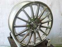 ｋ479★ECO FORME★17×7J +38 5H PCD114.3★中古4本_画像2