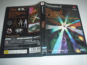 中古 傷有 PS2 Rez レズ 動作保証 同梱可 説無