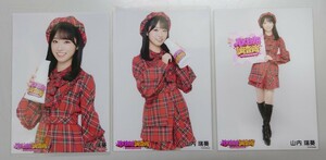 山内瑞葵 AKB48調査隊 ランダム生写真 赤チェック衣装3種コンプ ヤフオク専用 転載厳禁　