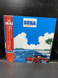 ♪12in LPレコード セガ・ゲーム・ミュージックVOL.1 アウトラン スペースハリアー G.M.O.RECORDS アルファレコード 帯付