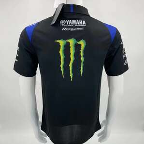  YAMAHA モンスター MotoGP polo シャツ ポリエステルメッシュの画像4