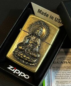 ★USA直輸入 ZIPPO 仏像 仏様 和風 観音様 千手観音 ジッポー メタル 貼り bv815