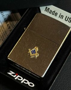 ★USA直輸入 ZIPPO MASONIC フリーメイソン Freemasonry ケネディー JFK 秘密結社 ジッポー フリーメーソン メタル貼り ライター bv962