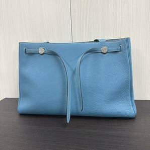 HERMES エルメス カバナ PM ブルージーン トートバッグ ハンドバッグの画像1