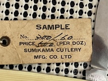 SUMIKAWA CUTLERY(JAPAN) フォールディングナイフ #300/60【サンプル品】_画像3