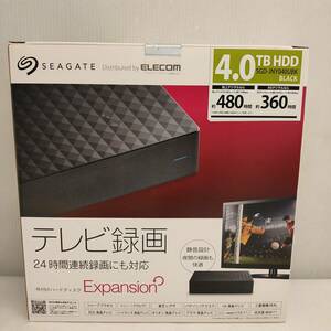 ●未開封品 ELECOM エレコム Seagate USB3.0対応 外付けHDD 4.0TB SGD-JNY040UBK 外付けハードディスク●