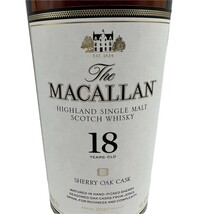 The MACALLAN ザ マッカラン 18年 2023 SHERRY OAK CASK シェリーオークカスク ウイスキー 700ml 43% 10-16-32 同梱不可 N_画像3