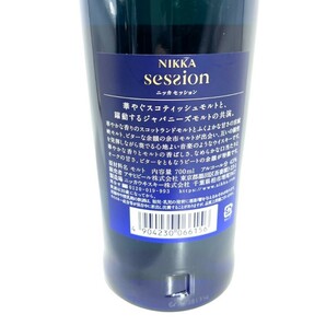 NIKKA（ニッカ）セッション 奏楽 スコティッシュ モルト ジャパニーズ モルト ウイスキー アサヒビール 43％ 700ml 3-2-43の画像6