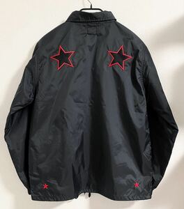 送料無料 美品 UNRIVALED × M&M 星 コーチジャケット （CUSTUM PERFORMANCE ANRIVALED JKT COACH JACKET アンライバルド エムアンドエム