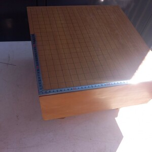 囲碁盤 　碁盤 木製 足付　445×410 高さ270 ゆうパック120
