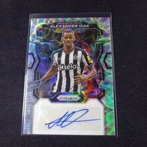 【直筆サイン】アレクサンデル・イサク 2023-24 Panini Prizm EPL Signature Choice Prizm Alexander ISAK ニューカッスル AUTO _画像1