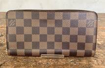 ★LOUIS VUITTON★ルイヴィトン★ジッピー★ウォレット★ダミエ★エヌベ★財布★ラウンドファスナー★N41661★_画像2