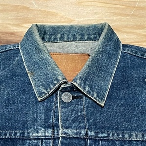 安価スタート★Levi'sリーバイス★セカンド デニム ジャケットGジャン復刻ボタン裏J02★インディゴ ブルー系◆サイズ38程度の画像4