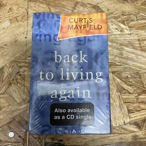 ナ HIPHOP,R&B CURTIS MAYFIELD - BACK TO LIVING AGAIN シングル TAPE 中古品