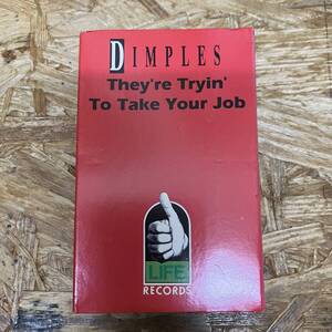 ク HIPHOP,R&B DIMPLES - THEY'RE TRYIN' TO TAKE YOUR JOB シングル TAPE 中古品