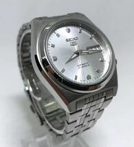 SEIKO 5 セイコーファイブ　 AUTOMATIC オートマティック 7S26-02E0 デイデイト　腕時計 メンズ　21 JEWELS　稼働　_画像2