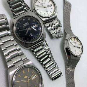 SEIKO セイコー 6点 まとめ メンズ腕時計 セイコースポーツマチック 6619-8030 セイコー5 アクタス キングクオーツ 0853 8025の画像3