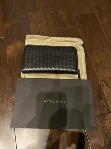 ボッテガヴェネタ　BOTTEGA VENETA 長財布 ロングウォレット 茶色