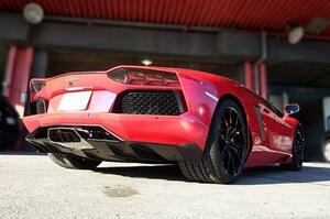  Chrysler ji-k Lamborghini Aventador changeable full kit tail black F1 sound exhaust system super is u ring 