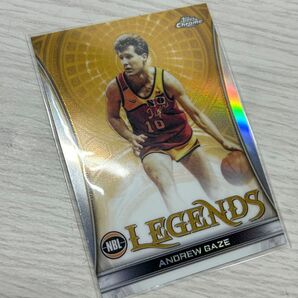 NBL LEGENDS Andrew Gazeカード TOPPS Chrome