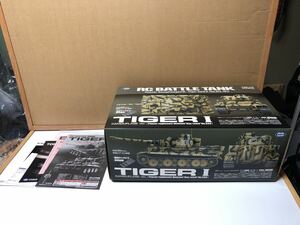 東京マルイ RCバトルタンク 1/24 ドイツ重戦車 タイガーⅠ 初期型 迷彩仕様 ほぼ未使用品