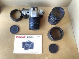 フイルムカメラ　PENTAX MZ-10 レンズ、バック付き