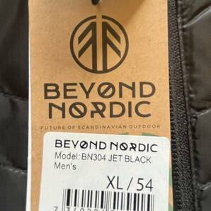 新品4305 スウェーデンBEYOND NORDICダウンジャケット750フィルパワー防水シェル XLサイズ ブラックの画像10