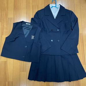 7 8 コスプレ衣装 冬 制服 上下セット ブレザー ブラウス ベスト スカート 名古屋北の画像1