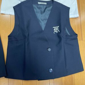 7 8 コスプレ衣装 冬 制服 上下セット ブレザー ブラウス ベスト スカート 名古屋北の画像6