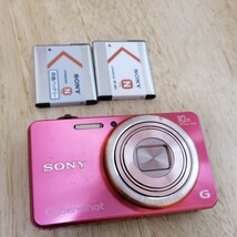 SONY デジタルカメラ　DSC-WX100 バッテリー2個_画像1