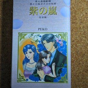 ガラスの仮面 同人誌 昼メロ版ガラスの仮面 紫の嵐 完全版 PEKO 匿名配送 2003年発行 小説本 送料込の画像1