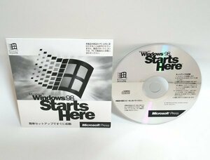 【同梱OK】 Microsoft Windows 98 Starts Here