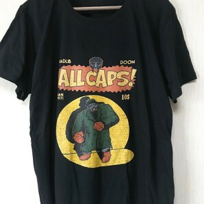 MAD VILLAIN MF Doom エムエフ ドゥーム Tシャツ ラッパー Madlib USA 90s HipHop KMD stones throw ヒップホップ ブラック blackの画像1