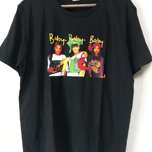 TLC ラップ Tシャツ ブラック L 90s R&B シンガー ヒップホップ hiphop rap black ブラック 半袖 希少 レア アリーヤ 送料無料 レフトアイ