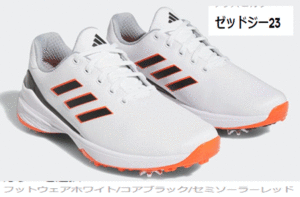  new goods # Adidas #2023.3#zedoji-23 spike #HP2223# foot wear - white | core black | semi solar red #25.0CM# regular goods 