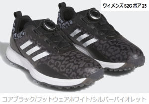  новый товар # Adidas #2023.2#wi мужской S2G боа шиповки #GV9436# черный | foot одежда - белый | серебряный violet #24.5CM#