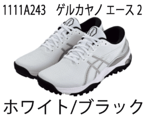  new goods # Asics #2024.3# gel kayano Ace 2 spike less #1111A243# white | black #25.5CM# regular goods 