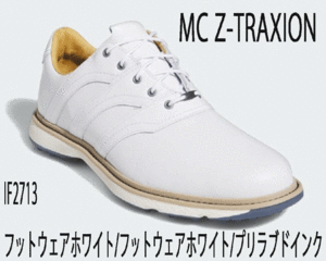 新品■アディダス■2024.3■MC Z-TRAXION スパイクレス■IF2713■ホワイト／ホワイト／プリラルドインク■28.0CM■天然皮革■正規品