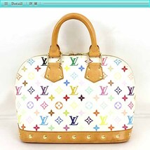 Louis Vuitton ルイヴィトン M92647 アルマ ハンドバッグ モノグラム・マルチカラー ブロン マルチカラーキャンバス レディース バッグ_画像2