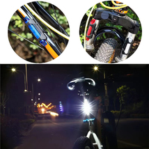 ２個 LED自転車テールライト セーフティーライト リアライト USB電池式 軽量 防水 工具不要で取り付け　自転車テールランプ_画像6