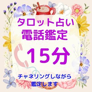 タロット占い　電話鑑定15分　占い放題　恋愛　お相手の気持ち　不倫　仕事　転職