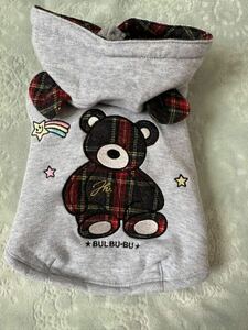 ブルブブ【bulbubu】クマちゃんパーカー　サイズS 【used品】