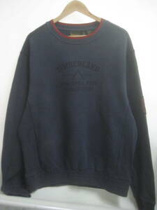  one point thing!! Timberland Timberland Logo print sweat patch attaching side rib Old model considerably former times thing rare size L/G