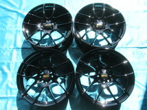 BBS RF (RF500) 7.0J-17インチ IS48 PCD100 4H ヤリス ヴィッツ ノート フィット ロードスター MINI R55/56等 正規品 鍛造 ブラック塗装_画像1