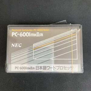 K2691 PC-6001 日本語ワードプロセッサ カセットテープ 未開封