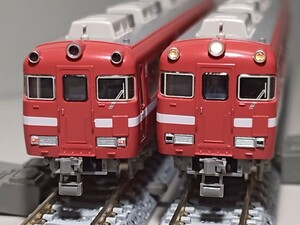 ジャンク品 グリーンマックス 名鉄7700系白帯車 2両セット