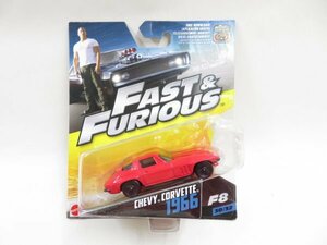 (n1704）ミニカー ワイルドスピード CHEVY CORVETTE 1966 シェビー コルベット 30/32 F8 FAST&FURIOUS