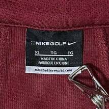 TBK58さ@ NIKE GOLF ハーフジップ アノラック ゴルフウェア 長袖 カットソー メンズ XLサイズ_画像9